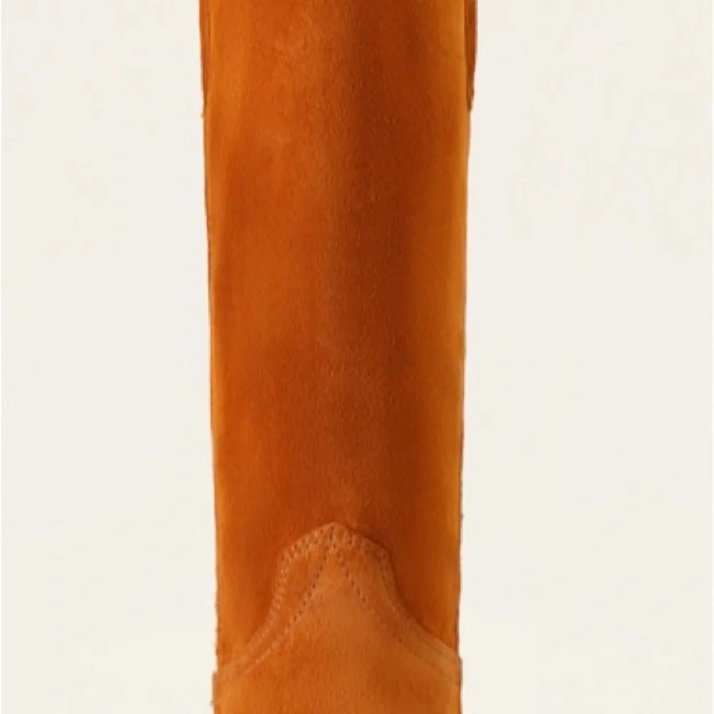 NWT Ariat Suede Memphis Western Cowboy Boot - Picture 3 of 9